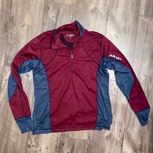 ARIAT light quarter zip jacket
